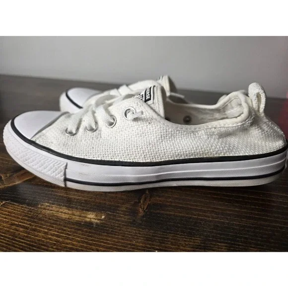 CONVERSE  All Star  Low Tops Women's Shoes Size 8 EU 39 White 547239C - Picture 2 of 11